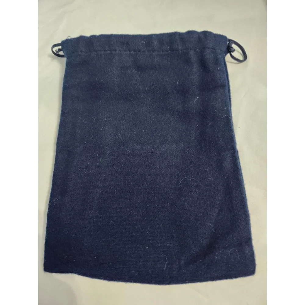 Prada Navy Dust Bag With Drawstring
